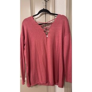 Honey Punch size small pink sweater